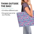 thumbnail image 2 of Disketp Pink Flamingo Bolsa Tote Estampada para Mujer, Bolso de Hombro y de Mano para Compras y Viajes, 2 of 8