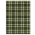 thumbnail image 2 of GlowSol 6'x9' Washable Area Rugs for Living Room Modern Farmhouse Plaid Rug Non-Slip Low Pile Large Rug Floor Cover, Dark Green, 2 of 7
