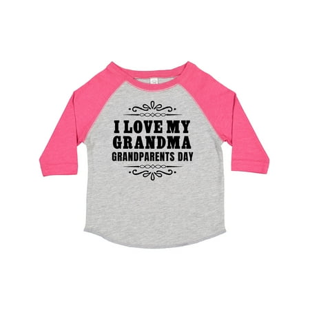 

Inktastic Grandparents Day I Love My Grandma Gift Toddler Boy or Toddler Girl T-Shirt