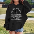 thumbnail image 2 of Toddler Hoodies Sweatshirts for Girls Letter Print Long Sleeve Hooded Soft Fleece Pullover For Fall Winter Casual Trendy Cute Sweatshirt With Pocket Size 4-5T, 2 of 4