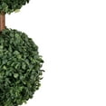 thumbnail image 4 of Northlight 38" Artificial Two-Tone Boxwood Triple Ball Topiary Tree with Round Pot, Unlit, 4 of 5