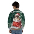 thumbnail image 5 of Santa Surprise Gift Pug Merry Cheerful Christmas All Over Print 3D Baseball Jacket Dog Lover Gifts Bomber Jacket Softball - 12021, 5 of 6
