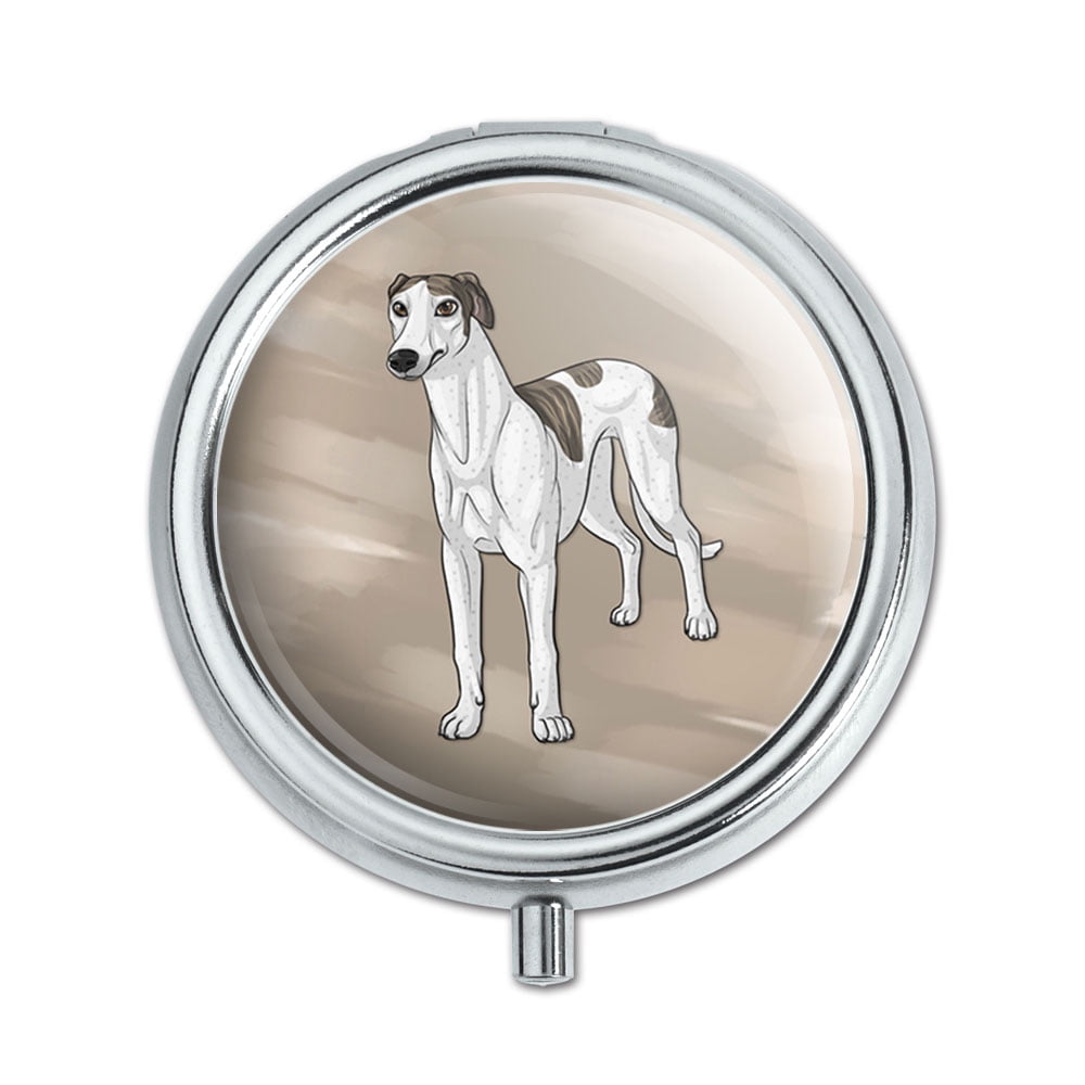 Greyhound Dog Pet Pill Box