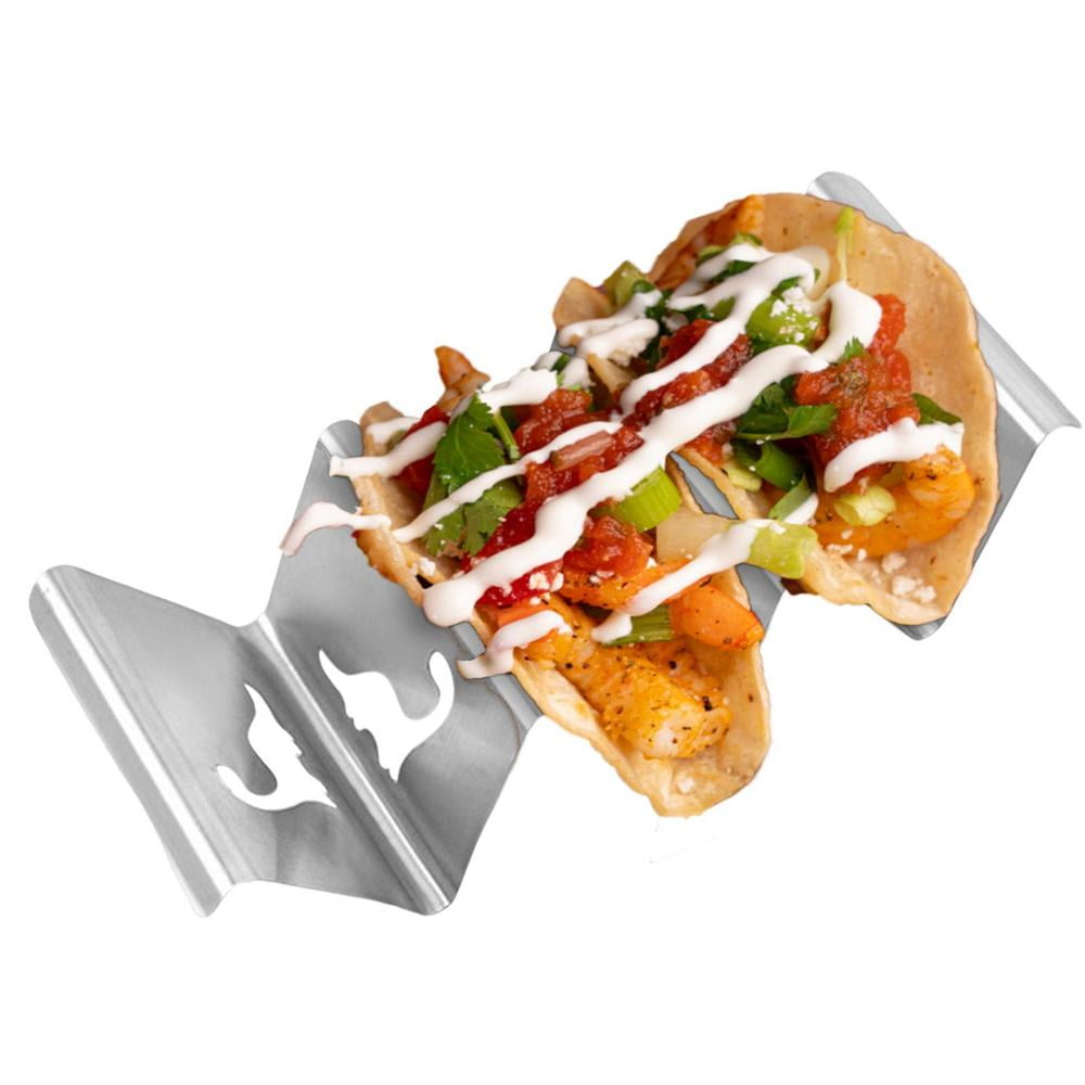 Tohuu Taco Holder V-shaped Taco Holder Stands Stainless Steel with ...