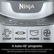 Ninja Food Processor XL 12-Cup, Reversible Slicing & Shredding Disc, Dishwasher Safe, NF700 Cloud Silver