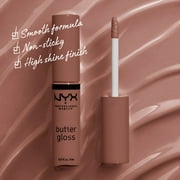 NYX Professional Makeup Butter Gloss, Non-Sticky Lip Gloss, Butterscotch, 0.27 oz