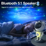 Ozmatip Galaxy Projector Astronaut Star Projector Night Light with Bluetooth Speaker, 8 Nebula Effects, Ceiling Projector for Bedroom, Kids Room, Room Decor, Gift for Kids & Adults