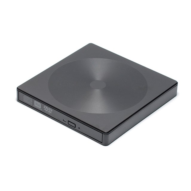 Caja unidad óptica DVD/CD-ROM DC 12V Puertos duales externos para PC portátil