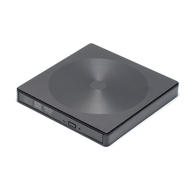Caja unidad óptica DVD/CD-ROM DC 12V Puertos duales externos para PC portátil