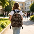 thumbnail image 3 of UJNDER Students Leopard Print Large Capacity Backpack for Commuting Travel and Daily School Use Versatile Daypack,Khaki,Large, 3 of 5
