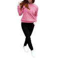 thumbnail image 3 of Pyhlmscde Women's Fashionable And Casual Solid Color Sweatsuit, Two Piece Sets for Women, Women Fall Clothes, Womens Tops, 3 of 6