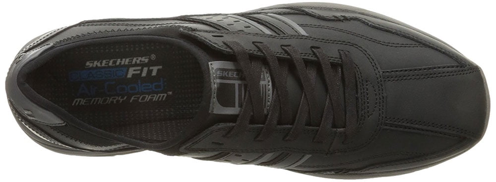 Skechers USA Men's Elment Meron Oxford, Black, 9 M US Skechers USA Men's Elment Meron Oxford, Black, 9 M US