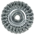 thumbnail image 4 of Weiler Standard Twist Knot Wire Wheel, 4 in D x 1/2 W, .014 in Steel, 5/8 in-11 UNC Nut - 1 EA (804-13106), 4 of 4