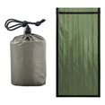 thumbnail image 3 of Manta de emergencia,Manta de emergencia para sacos de dormir de supervivencia,Saco Bivy para mochilero impermeable a prueba de viento,Manta térmica portátil Mylar Space Gear,Excursionismo al, 3 of 8
