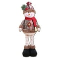 thumbnail image 2 of Yuarrent Lint Christmas Doll Portable Adorable House Restaurant Holiday Showcase Decoración de árbol de Navidad Festival Regalo de cumpleaños Kits de decoración para fiestas Muñeco de nieve Yuarrent HA008579-02, 2 of 6