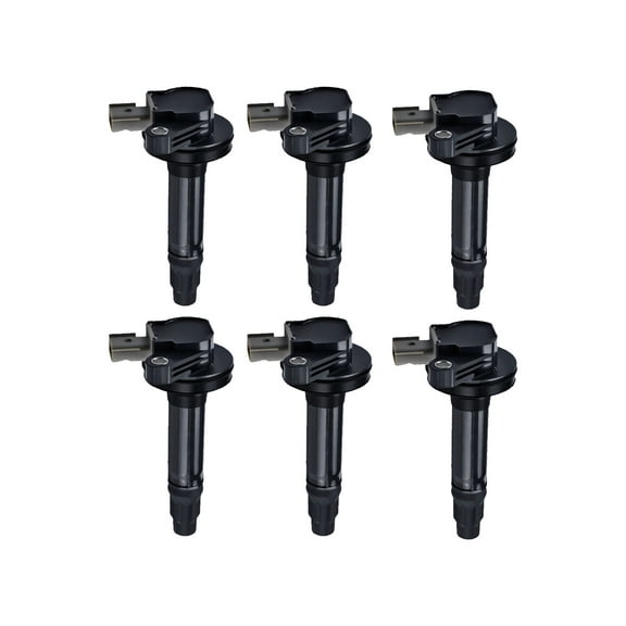 Set of 6 Ignition Coils Compatible with 2011 Lincoln MKS 3.5L V6 Replacement for UF612 C784 DG524