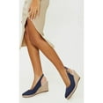 thumbnail image 3 of Womens Wedge Sandals Espadrilles Closed Toe Slingback Buckle Strap Comfortable Casual Summer Wedges Shoes, 3 of 5