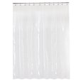 thumbnail image 1 of Mainstays Lightweight Waterproof PEVA Shower Liner, 70" x 72", Clear, 1 of 5