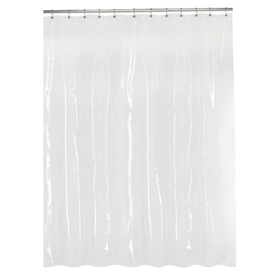 Mainstays Lightweight Waterproof PEVA Shower Liner, 70" x 72", Clear