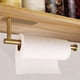 thumbnail image 4 of Soporte Para Toallas De Papel Debajo Del Gabinete, Rollo De Papel De Acero Inoxidable 304, Estante De Pared, Ahorro De Espacio Para El Hogar, Hotel, , Cocina, Dorado, 4 of 7