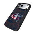 thumbnail image 2 of Keyscaper Black Columbus Blue Jackets Paisley iPhone Magnetic Bump Case, 2 of 7