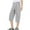 Gray, variant on LIaqionyy Kids Capri Pants Loose Wide Leg Elastic Waist Casual Lounge Cropped Pants with Pockets