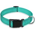 thumbnail image 1 of YSTINNG Reflective Dog Collar with Buckle Adjustable Safety Nylon Collars for Small Medium Large Dogs, Green XL YD72-124, 1 of 7