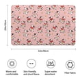 thumbnail image 3 of Pink Cow Bell Pattern Bathroom Rugs Mat,Non Slip Microfiber Bathroom Rug,Rubber Backing,Soft Bathroom Mats for Bathroom Floor,Tub and Shower,20x32in(50x80cm), 3 of 5