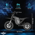 thumbnail image 6 of 60V23AH Freego X0 off-Road Ebike for Adult&Teens,3600W(Peak)40MPH Top Speed Electric Bicycle,14"/10"Tires 50 Miles Max Range Electric Mountain Bike UL2849, 6 of 9