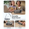 thumbnail image 6 of ESR Magnetic Case Compatible with iPhone 17e/16e with Built-in Stash Stand, Military-Grade Drop Protection, MagSafe Compatible & Scratch-Resistant Back Cove, Clear, 6 of 8