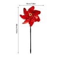 thumbnail image 2 of Jumbo 18.9 Inch Pinwheels (10 Pack) - Extra Sparkly Wind Spinners for Bird Control - Colorful Reflective Garden Decor for Halloween, Thanksgiving, Christmas - Durable Outdoor Windmill Spinners, 2 of 5