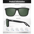 thumbnail image 4 of Gafas de Sol Polarizadas Retro Cuadradas CIFOYA UV400 para Hombre, 4 of 7