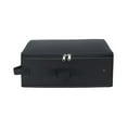 thumbnail image 4 of Caja de arena plegable para gatos, bandeja de arena para gatos, suministros de viaje para mascotas, resistente al desgaste Negro, 4 of 8
