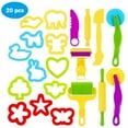 thumbnail image 1 of Kit de Pâte à Modeler Diy 20 Pcs Kit de Pâte à Modeler Diy Ensemble d'Outils de Pâte à Modeler en Plastique pour Enfants Cadeau pour Enfant, 1 of 5