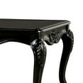 thumbnail image 3 of Roche Coffee Table, 53 Inch, Classical Cabriole Legs, Dark Brown Solid Wood, 3 of 5