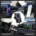 thumbnail image 3 of Magnet Wireless Car Charger 15W Phone Holder Car Air Vent Fast Charging Pad For Magsafe iPhone 17 16 15 14 13 12, 3 of 12