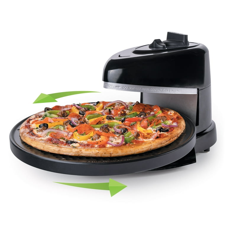 Commercial Chef CHQP12R 12-Inch Pizza Maker 12 Inch Black