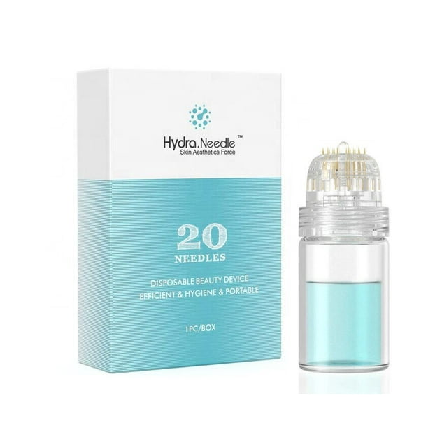 Botella de suero hidratante para esencia para el rostro, aguja Soluble en agua, 1 unidad
