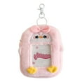 thumbnail image 4 of Llavero de peluche con forma de tarjeta fotográfica para tarjetas de fútbol, ​​tarjetas de autobús Rosa, 4 of 9