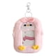 thumbnail image 4 of Llavero porta tarjetas fotográficas de peluche, protector único de tarjetas de regalo, funda protectora suave Rosa, 4 of 9