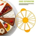 thumbnail image 4 of Bakeware Set,Cake Portion Marker Cake Divider Round Cake Slicing And Pie Slicers Divider 10 Or 12 Piece Cake Slicing Marker Equal Portion Cutter Bread Cake Divider Baking Tool 10.6in, 4 of 6