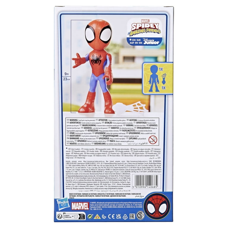  Hasbro Marvel Spidey and His Amazing Friends Supersized Spidey  Action Figure, Preschool Superhero Toy for Kids Ages 3 and Up Multicolor  Other_Toys : Toys & Games