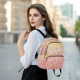 thumbnail image 6 of FORMRS Mini Backpack Purse for Women Travel Daypack Casual Shoulder Bag, Gradient Pink Stars, 6 of 7