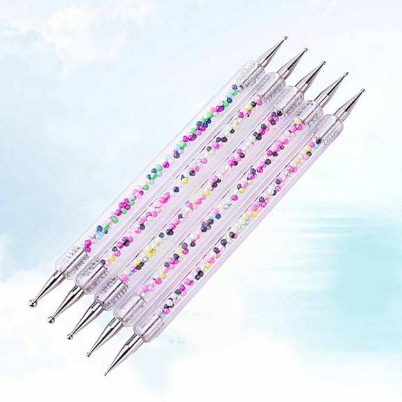 LULULION Dotting Tool Nail Art Doodle Pen Multi 5Pcs