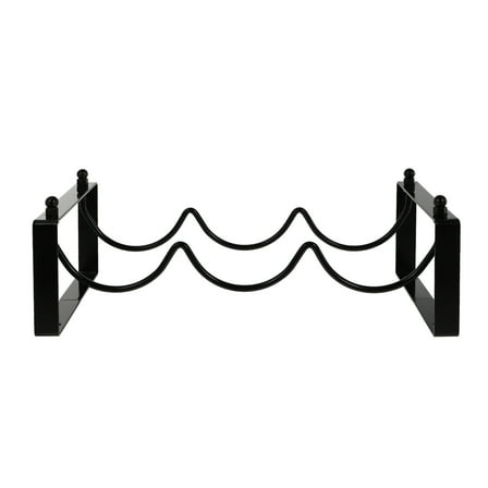 WINOMO Creative 1Pc Iron Wine Storage Bracket for Home Use 32.5X17.2X11Inch