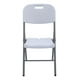 thumbnail image 2 of Silla Plegable de Plástico Reforzado Practiksa para Fiestas Eventos Exterior Color Blanco, 2 of 9
