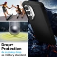 thumbnail image 5 of For Samsung Galaxy S26 Case, 3-in-1 Rugged Shockproof Protective Cover with Hard Shell and Soft Rubber Bumper, Drop Protection Armor, Black, 5 of 6