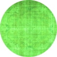 thumbnail image 1 of Ahgly Company Indoor Round Persian Green Traditional Area Rugs, 4' Round, 1 of 1