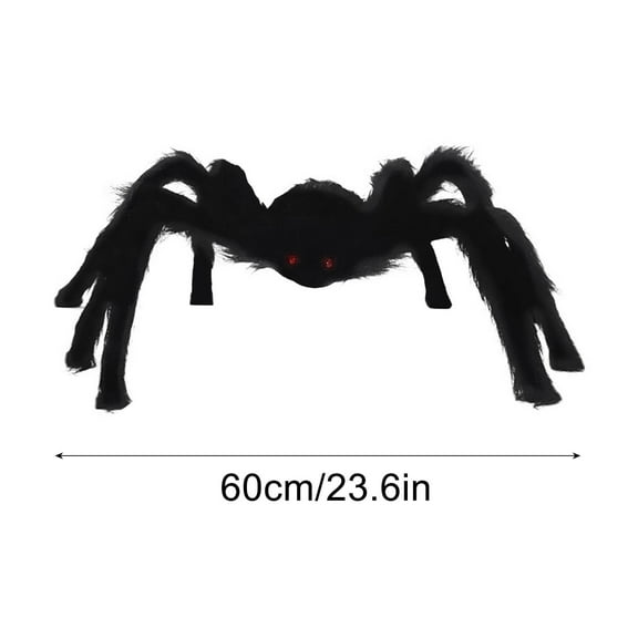 Tyidzon Halloween Spider Decorations, 60cm Spider Outdoor Decorations for Halloween, Spider Props for Yard Lawn Halloween Outside Decor and Indoor Party Decor