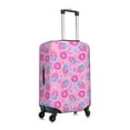 thumbnail image 3 of Xecao Pink Donuts print Elastic Luggage Cover, with double-sided print , is perfect for travel, business, and daily use, 3 of 9